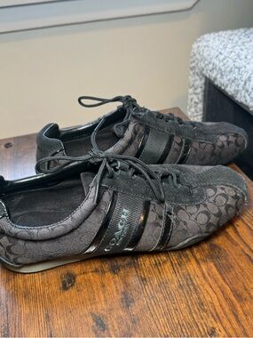 Coach Remonna Black Logo Sneakers
